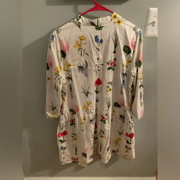 Tuckernuck Fresh Buds Royal Shirt Dress - Picture 3 of 5